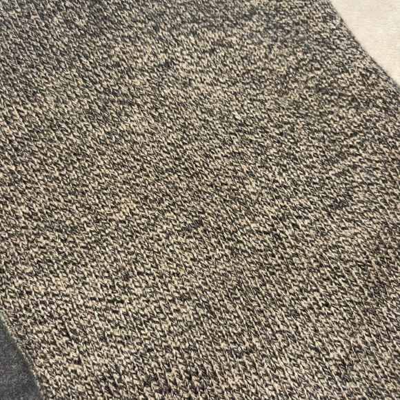 ARIS Men’s Brown/Tan/Gray Tight Knit Scarf Wool/Acrylic Blend 66x9” - Picture 2 of 7